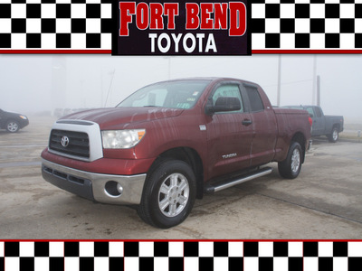 toyota tundra 2008 red grade gasoline 8 cylinders 4 wheel drive automatic 77469