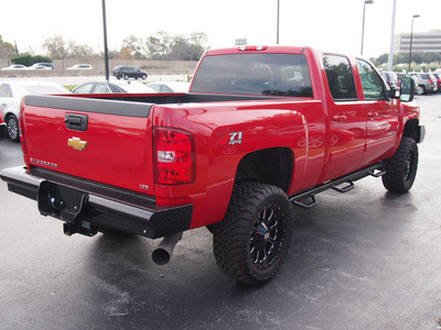 chevrolet silverado 2500hd 2012 red ltz diesel 8 cylinders 4 wheel drive automatic 77074