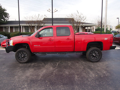 chevrolet silverado 2500hd 2012 red ltz diesel 8 cylinders 4 wheel drive automatic 77074