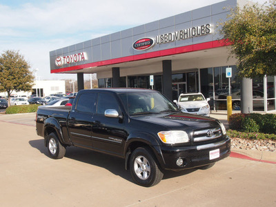 toyota tundra 2006 black sr5 gasoline 8 cylinders rear wheel drive automatic 76053