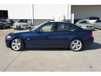 bmw 335i 2011 blue sedan gasoline 6 cylinders rear wheel drive automatic 78729