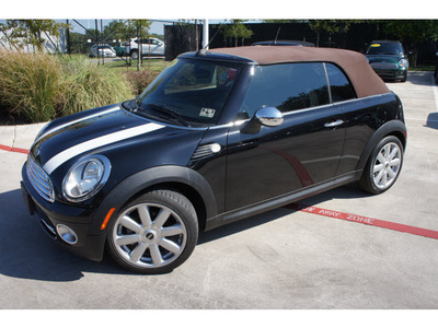 mini cooper 2009 black gasoline 4 cylinders front wheel drive 6 speed manual 78729