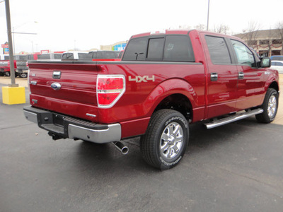 ford f 150 2013 red xlt flex fuel 8 cylinders 4 wheel drive automatic 73703