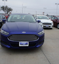 ford fusion 2013 blue sedan se 4 cylinders front wheel drive automatic 75062