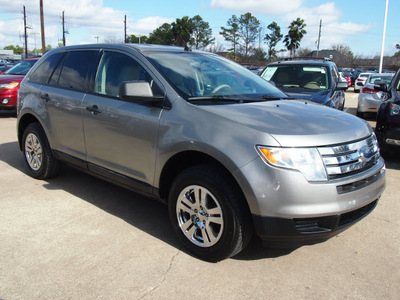 ford edge 2008 lt  gray suv se gasoline 6 cylinders front wheel drive automatic 77065