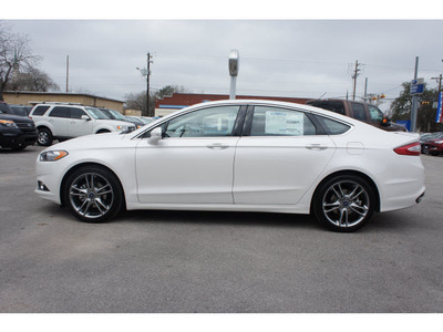 ford fusion 2013 white sedan titanium gasoline 4 cylinders front wheel drive automatic 78644