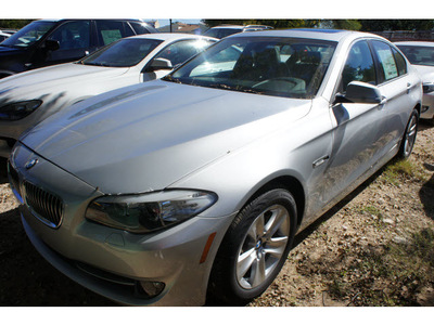 bmw 5 series 2013 silver sedan 528i gasoline 4 cylinders rear wheel drive automatic 78729