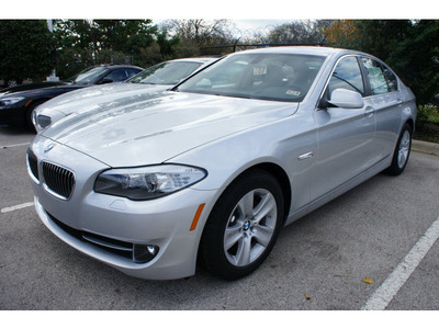 bmw 5 series 2013 silver sedan 528i gasoline 4 cylinders rear wheel drive automatic 78729