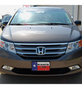 honda odyssey 2012 brown van touring gasoline 6 cylinders front wheel drive automatic 77034