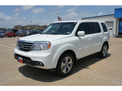 honda pilot 2012 white suv ex l w navi gasoline 6 cylinders front wheel drive automatic 77034