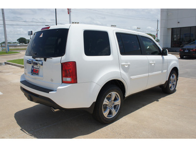 honda pilot 2012 white suv ex l w navi gasoline 6 cylinders front wheel drive automatic 77034