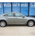 chrysler 200 2012 dk  gray sedan touring gasoline 4 cylinders front wheel drive not specified 77034