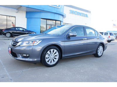 honda accord 2013 dk  gray sedan ex l gasoline 4 cylinders front wheel drive not specified 77034
