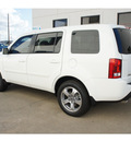 honda pilot 2013 white suv ex l w dvd gasoline 6 cylinders front wheel drive not specified 77034