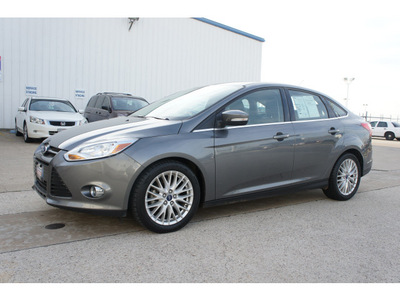 ford focus 2012 gray sedan sel flex fuel 4 cylinders front wheel drive automatic 77034