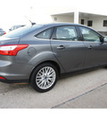 ford focus 2012 gray sedan sel flex fuel 4 cylinders front wheel drive automatic 77034