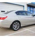 honda accord 2013 lt  gray sedan sport gasoline 4 cylinders front wheel drive not specified 77034