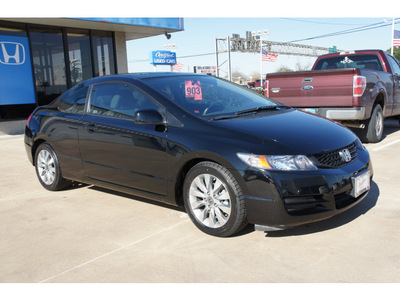 honda civic 2011 black coupe ex gasoline 4 cylinders front wheel drive automatic 77034