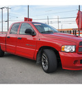 dodge ram pickup 1500 srt 10 2005 red pickup truck gasoline 10 cylinders rear wheel drive automatic 76543