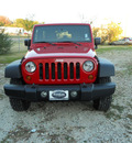 jeep wrangler unlimited 2008 red suv x gasoline 6 cylinders 4 wheel drive automatic 75606