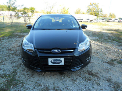 ford focus 2012 black hatchback sel flex fuel 4 cylinders front wheel drive automatic 75606