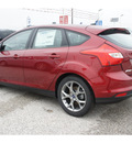 ford focus 2013 red hatchback se flex fuel 4 cylinders front wheel drive not specified 77539