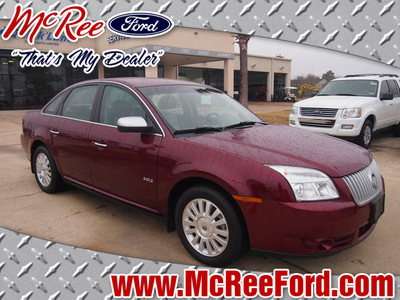 mercury sable 2008 dk  red sedan gasoline 6 cylinders front wheel drive automatic 77539