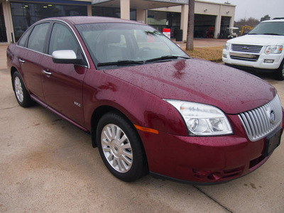 mercury sable 2008 dk  red sedan gasoline 6 cylinders front wheel drive automatic 77539