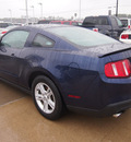 ford mustang 2012 lt  blue coupe gasoline 6 cylinders rear wheel drive automatic 77539