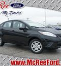 ford fiesta 2013 black sedan s gasoline 4 cylinders front wheel drive automatic 77539