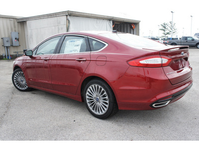 ford fusion 2013 red sedan titanium gasoline 4 cylinders front wheel drive automatic 77539