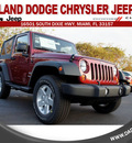 jeep wrangler 2013 red suv sport 6 cylinders manual 33157