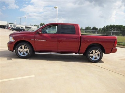 ram 1500 2012 cherry red sport gasoline 8 cylinders 4 wheel drive automatic 77375