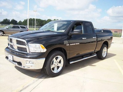 ram ram pickup 1500 2012 black clear lone star gasoline 8 cylinders 4 wheel drive automatic 77375