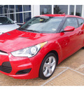 hyundai veloster 2013 red coupe gasoline 4 cylinders front wheel drive manual 77074
