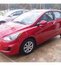 hyundai accent 2013 red hatchback gs gasoline 4 cylinders front wheel drive automatic 77074