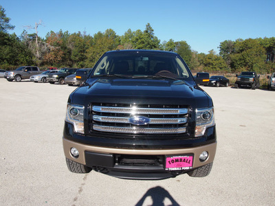 ford f 150 2013 tuxedo black king ranch gasoline 6 cylinders 4 wheel drive automatic 77375