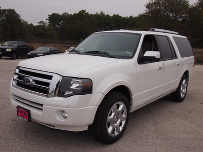 ford expedition el 2013 white platinum tri suv limited flex fuel 8 cylinders 2 wheel drive automatic 77375