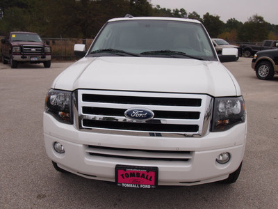 ford expedition el 2013 white platinum tri suv limited flex fuel 8 cylinders 2 wheel drive automatic 77375