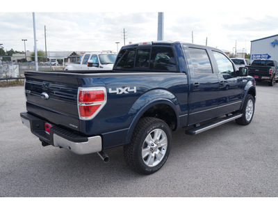 ford f 150 2013 blue jeans lariat flex fuel 8 cylinders 4 wheel drive automatic 77375