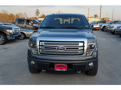 ford f 150 2013 sterling gray platinum flex fuel 8 cylinders 4 wheel drive automatic 77375