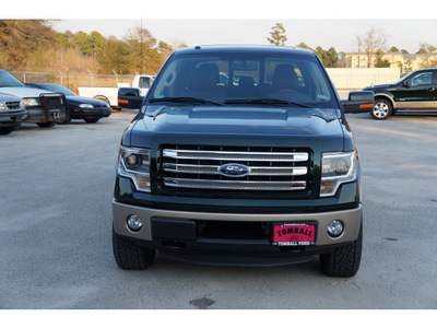 ford f 150 2013 green gem king ranch gasoline 6 cylinders 4 wheel drive automatic 77375