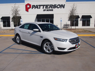 ford taurus 2013 white sedan sel gasoline 4 cylinders front wheel drive 6 speed automatic 76230
