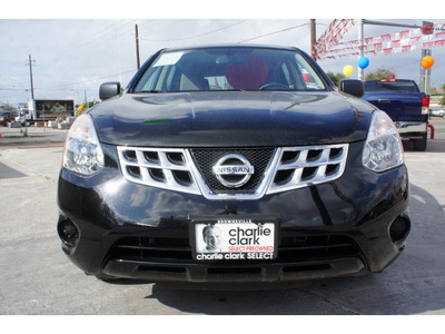 nissan rogue 2012 black s gasoline 4 cylinders front wheel drive automatic 78520