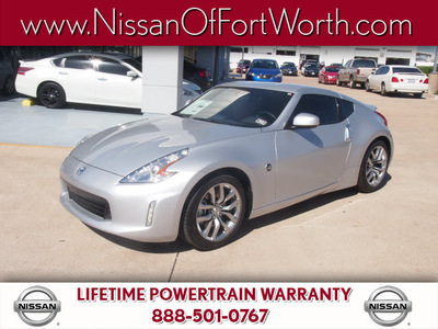 nissan 370z 2013 silver coupe gasoline 6 cylinders rear wheel drive automatic 76116