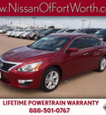 nissan altima 2013 red sedan 2 5 sv gasoline 4 cylinders front wheel drive automatic 76116