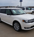 ford flex 2013 white sel gasoline 6 cylinders front wheel drive automatic 76108