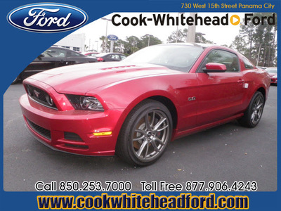 ford mustang 2013 red coupe gt premium gasoline 8 cylinders rear wheel drive automatic 32401