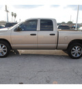 dodge ram 1500 2005 tan pickup truck slt gasoline 8 cylinders rear wheel drive automatic with overdrive 77037