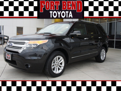 ford explorer 2011 black suv xlt gasoline 6 cylinders 4 wheel drive automatic 77469